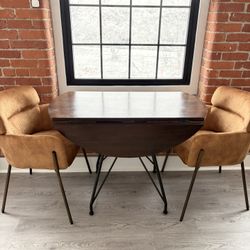 West Elm Drop Leaf Table 