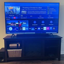65” Samsung 4k Smart Tv and Samsung sound bar + subwoofer