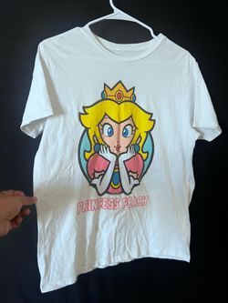 Nintendo Super Mario Princess Peach Portrait Graphic T-Shirt - Size Medium in adults size