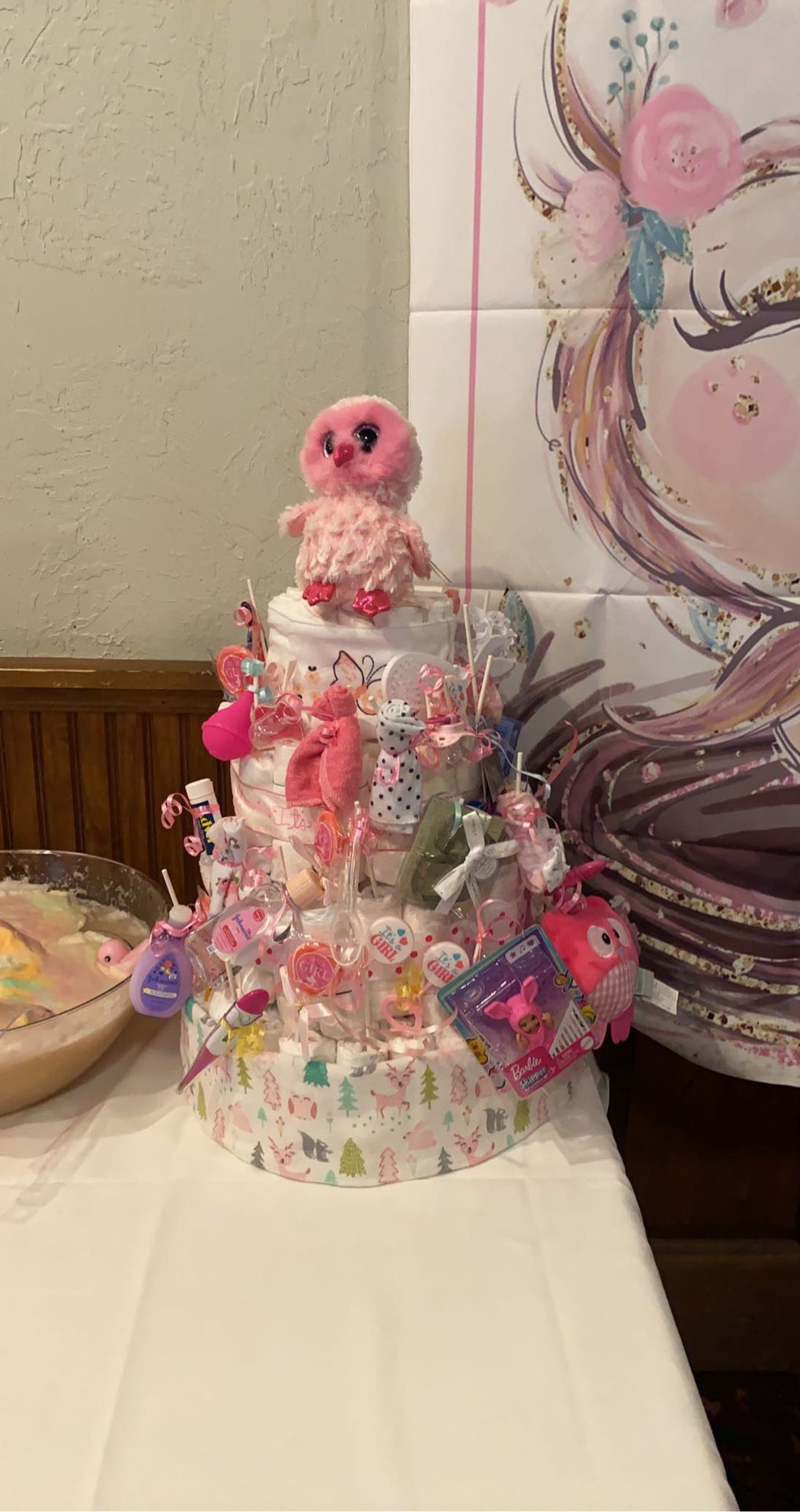 Baby Shower Diaper Cake 