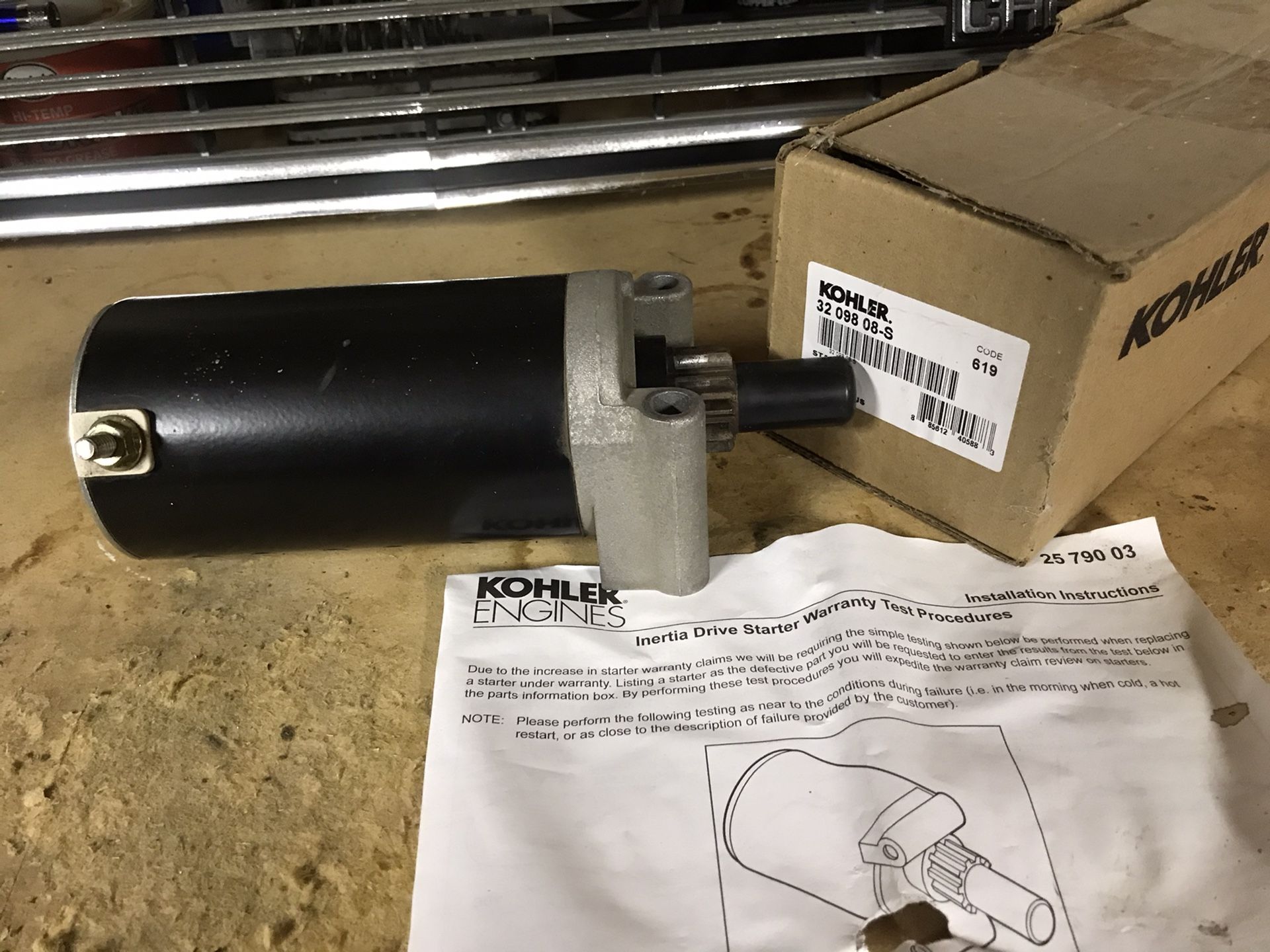 Kohler Engine Starter