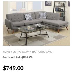 Gray Sectional Sofa