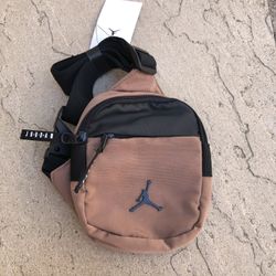 New Nike Jordan Airborne Hip Bag Fanny Pack Waist Belt Crossbody Archaeo Brown