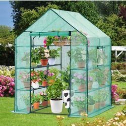 Ohuhu Greenhouse for Outdoors with Screen Windows