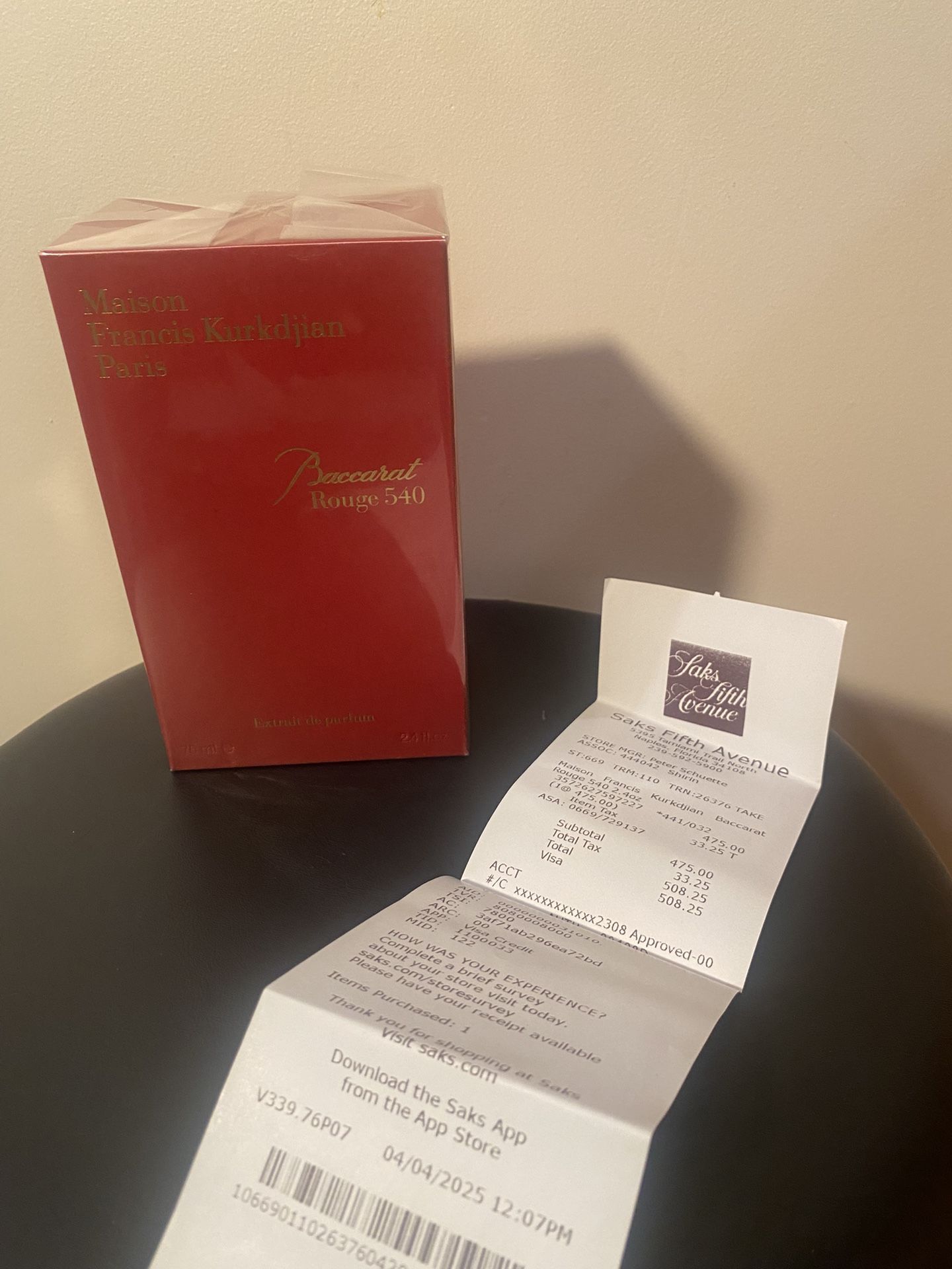 Maison Francis Kurkdjian Baccarat Rouge 540