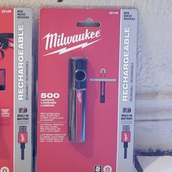 Milwaukee Usb Flash Light 500 Lumens 