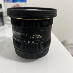 Sigma - 10-20mm f/3.5 EX DC HSM