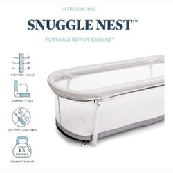 NEW! Snuggle Nest Portable Bassinette 