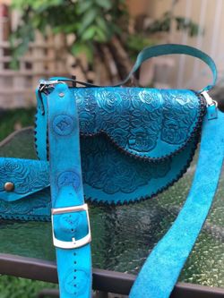 Bolsas de piel artesanal $80
