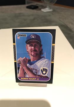 1987 Donruss Robin Yount Milwaukee Brewers Baseball Card