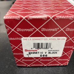 Starrett 566 Dual-Vee Magnetic V-Block