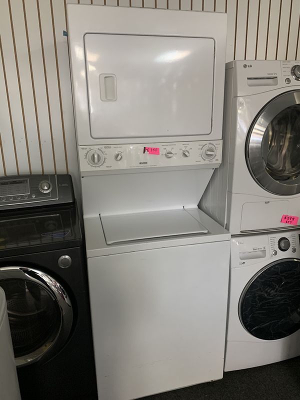 KENMORE 27”WIDE ELECTRIC LAUNDRY CENTER WASHER AND DRYER STACKABLE IN