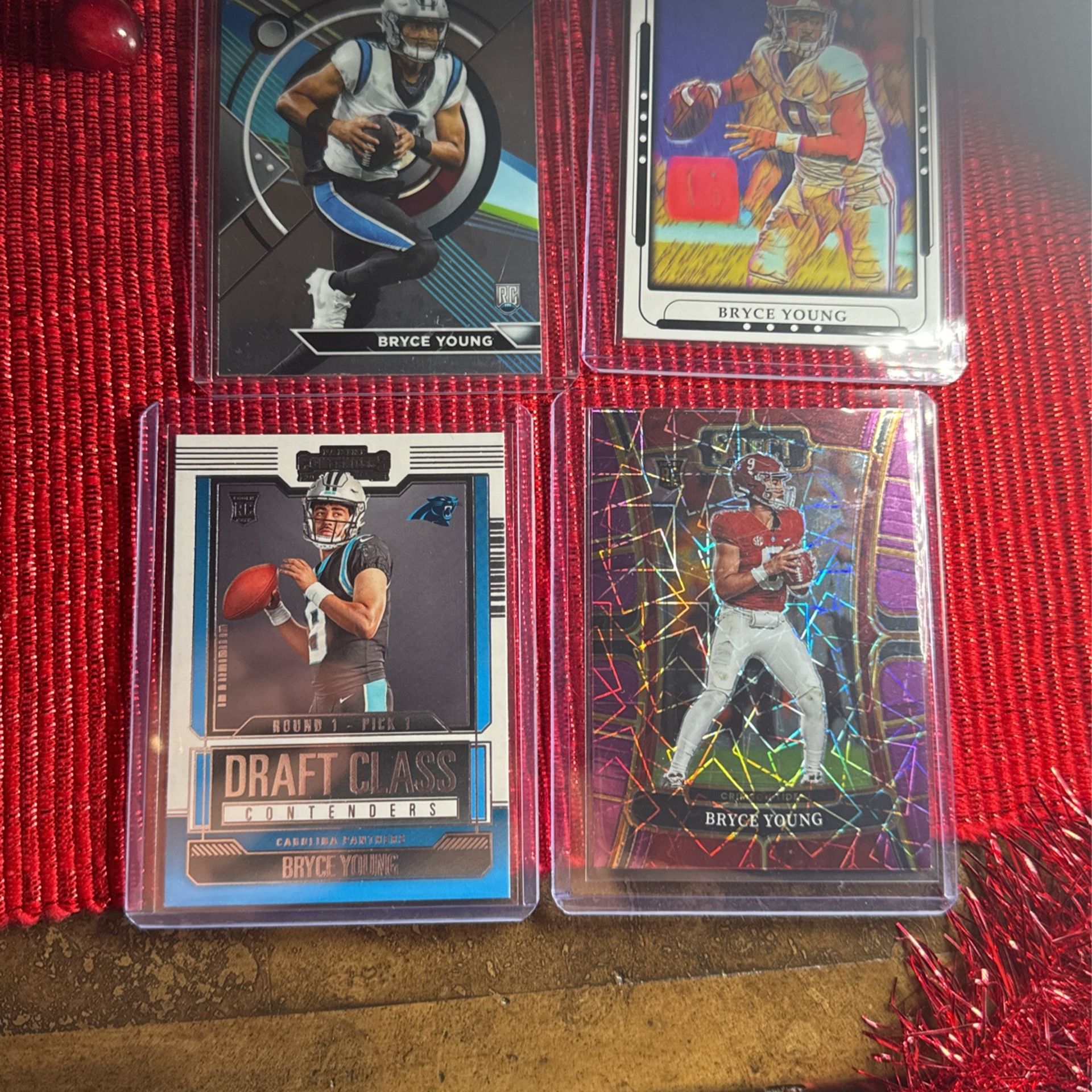 Bryce Young RC Lot Panthers QB