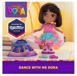 Dora the Explorer Dance With Me Dora Doll with Changeable Skirts NWT