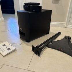 Bose Cinemate GS II Speakers With Speaker Stands