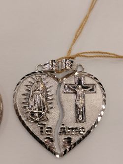 Dije de Virgen Y Jesus
