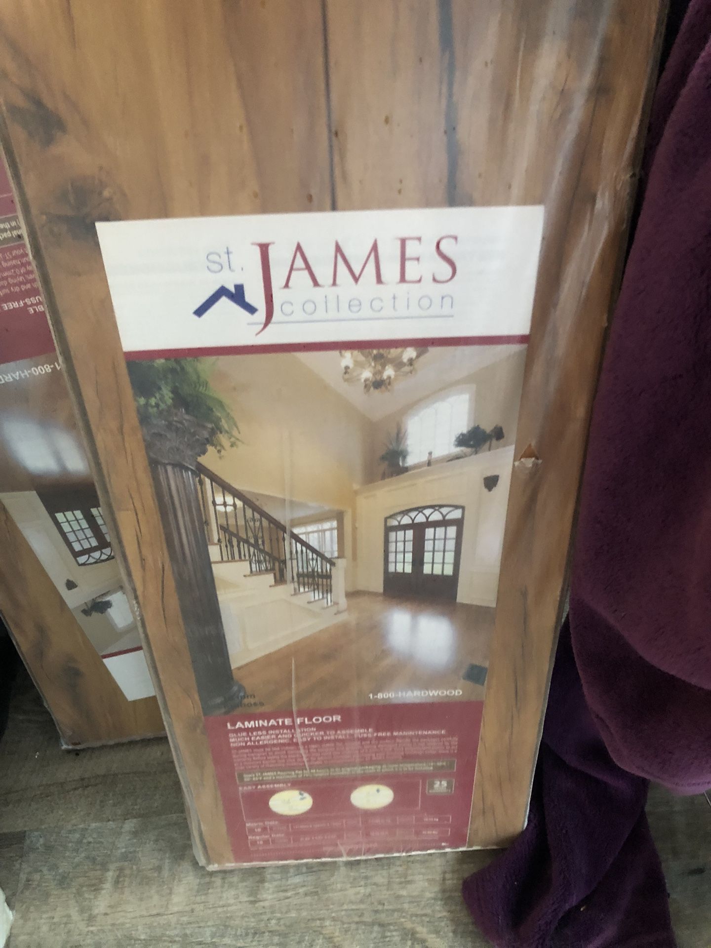 James Vinyl Plank Flooring And Underlayment Make An Offer