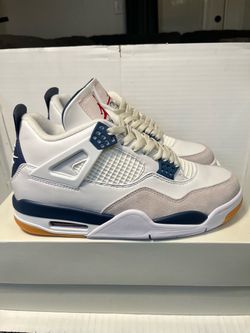 Nike SB Jordan 4 Navy Blue Sneakers Size 11 + More