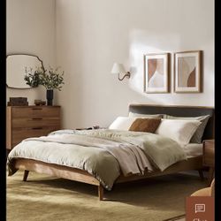 King Size Upholstered Castlery Bed Frame