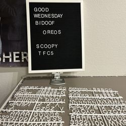 Felted Letter Board