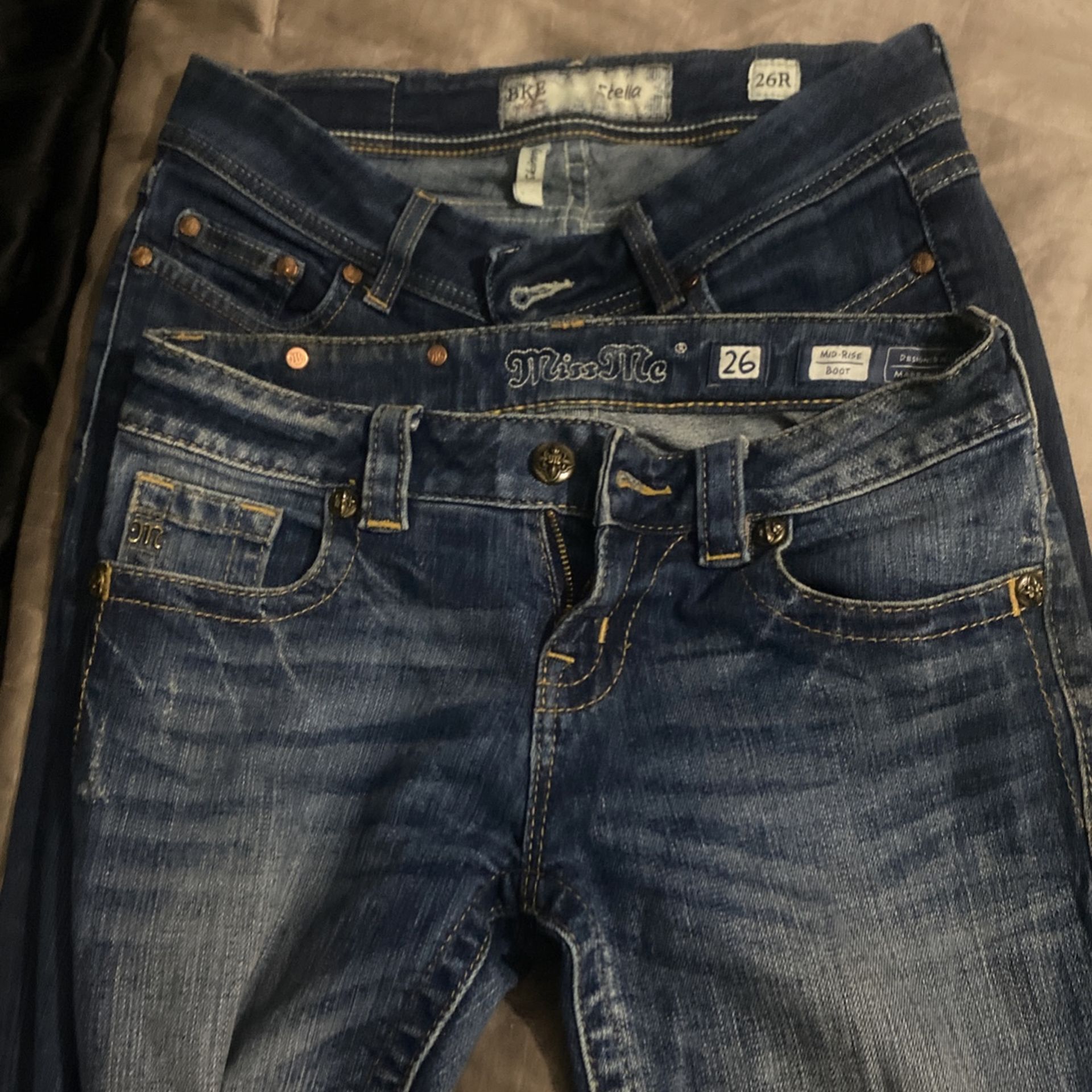 BKE Size 26 And Miss Me 26