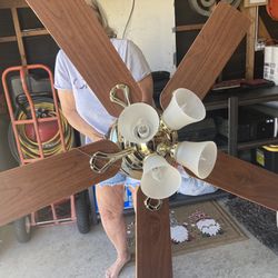 52” Ceiling Fan and Light 