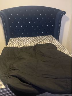 Bed frame with dresser