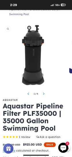 Aquastar Pool Filter