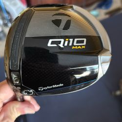 A Brand New TaylorMade Left Handed Qi10 Max Driver 