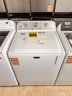 New Maytag 4.5 Cu. Ft. White Agitator Top Load Washer with Deep Fill MVW4505MW