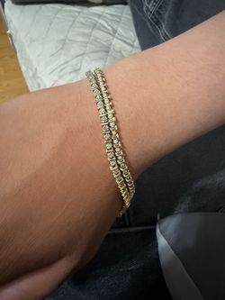 14kt gold box clasp bracelets