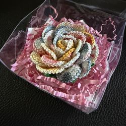 Mother’s Day Crochet Rose