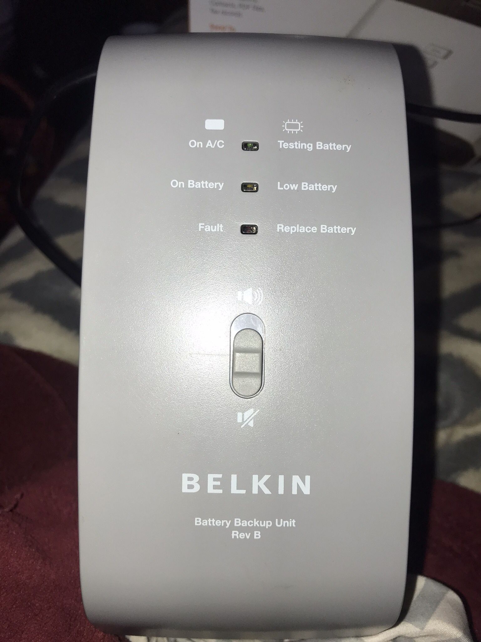 Belkin Battery Backup Unit Rev B 