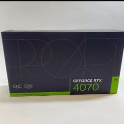 New Asus NVIDIA GeForce RTX 4070 12GB GDDR6X Graphics Card OC Edition