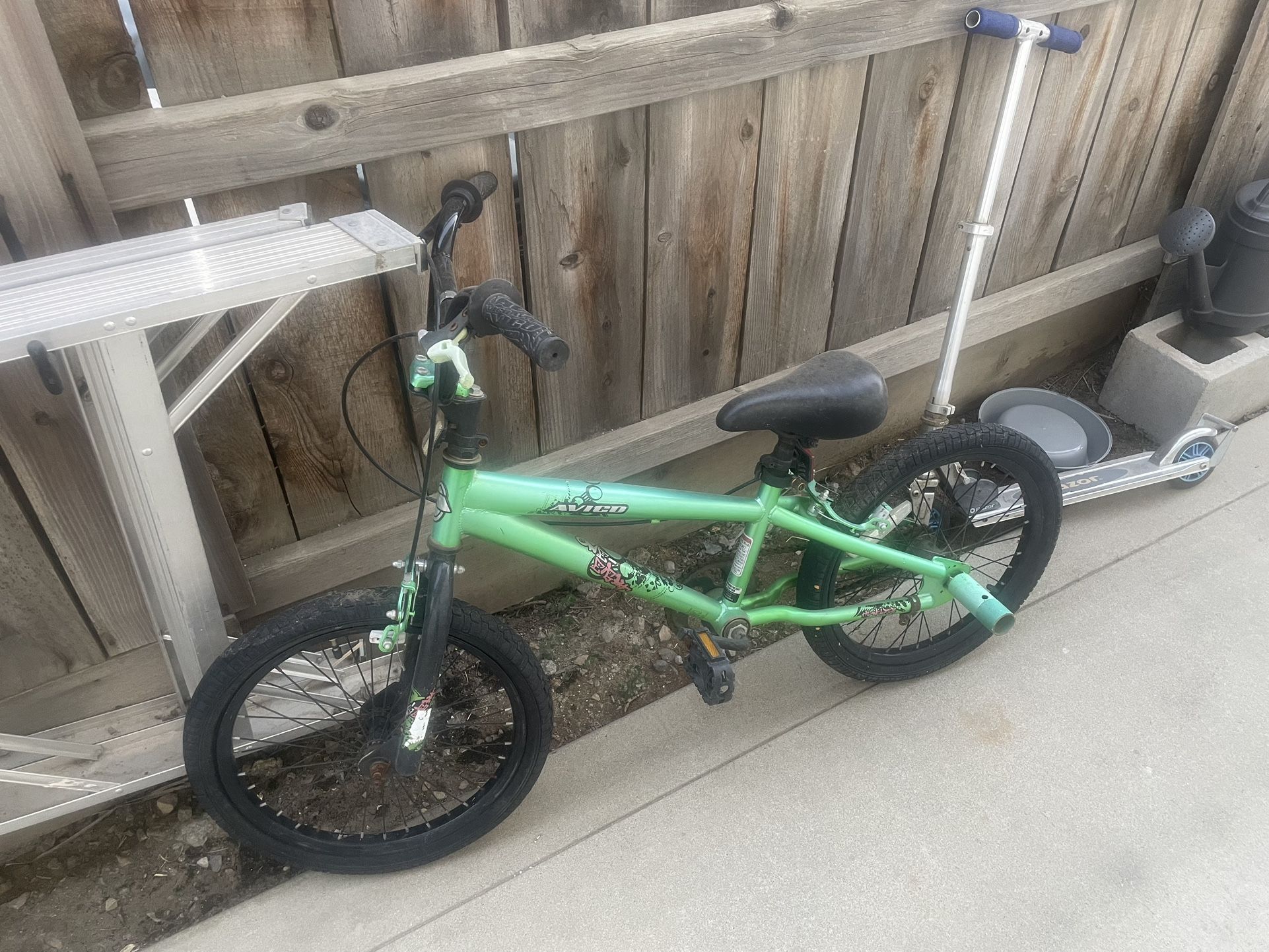 Green Bike For Kids