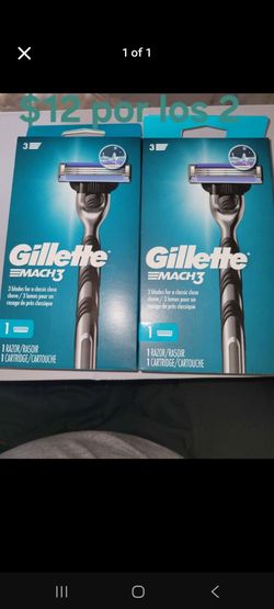 Gillete $12 for both