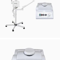 3 In 1 Facial Steamer, High Frequency, And 5x Magnifying Lamp