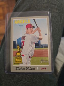 2019 Topps Heritage SP Ohtani $100