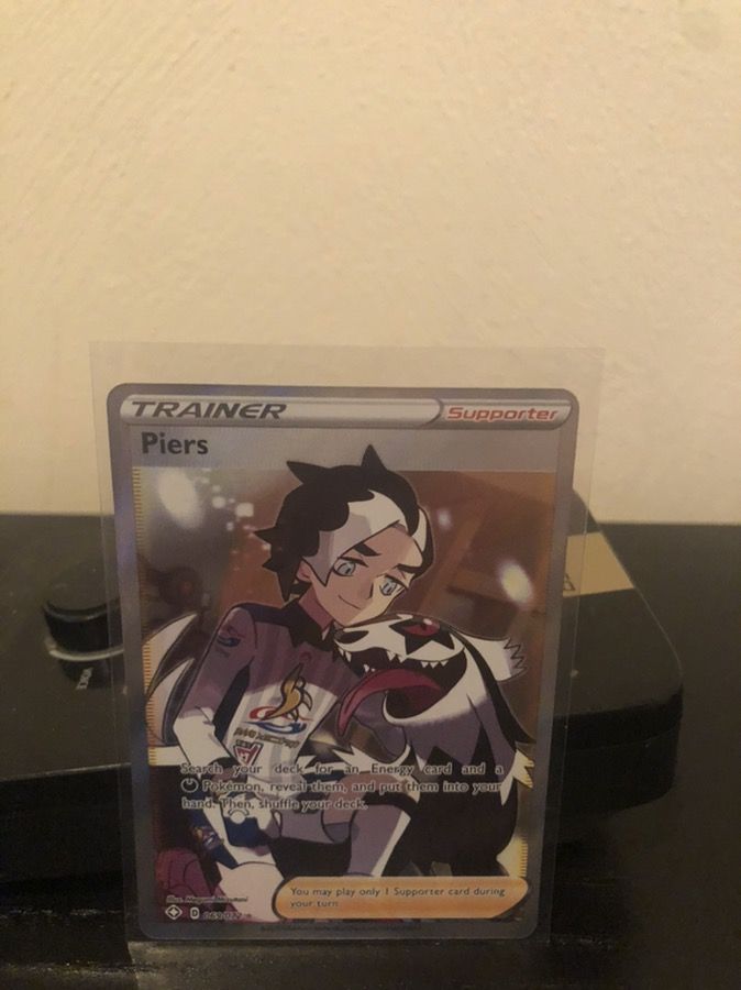 Pokemon TCG - Piers Shining Fates 069/072 Full Art Holo Trainer Card NM/M