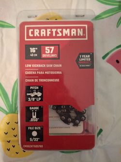 Craftsman 16 Inch Chainsaw Replacement Blade