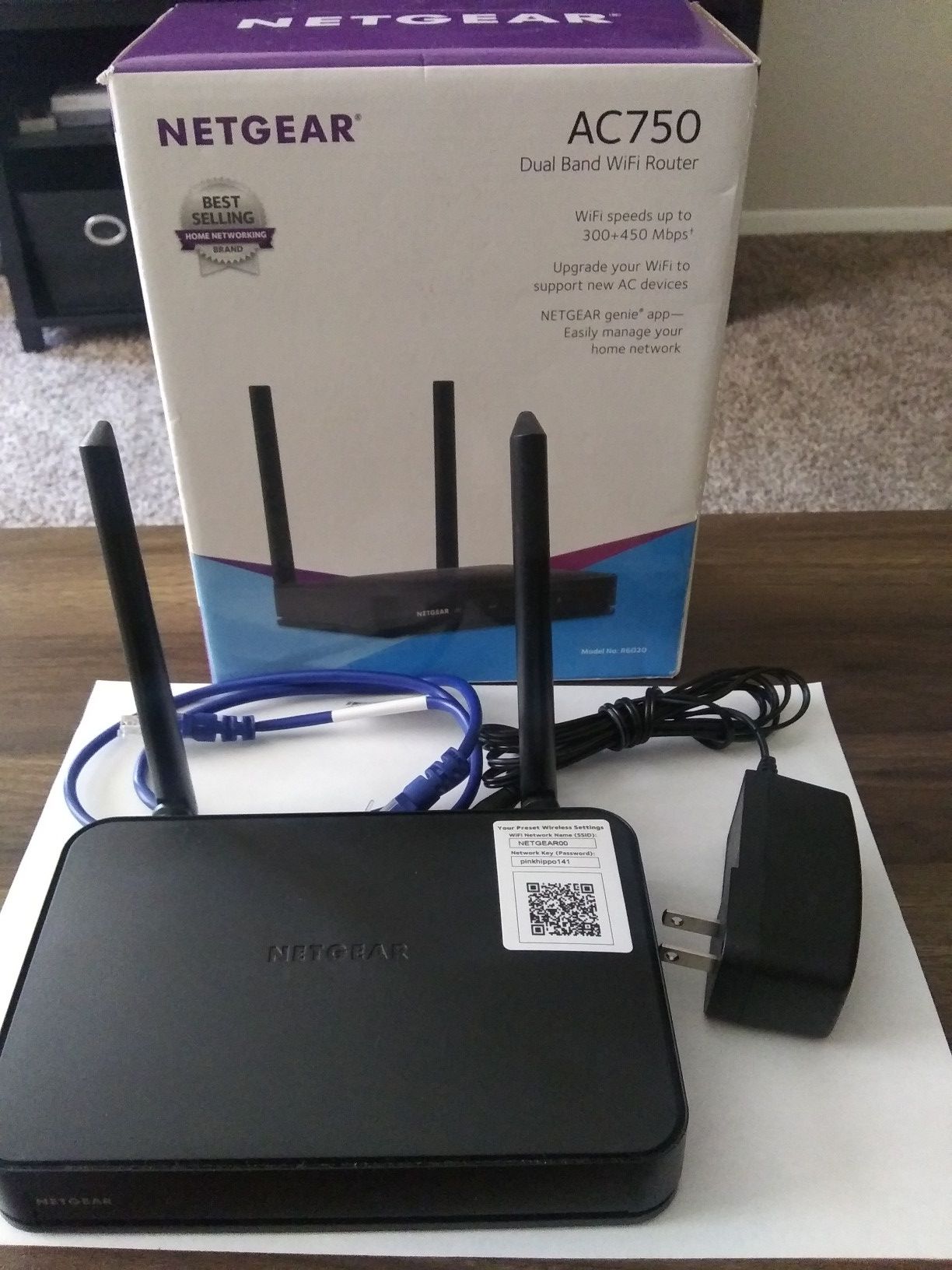 NETGEAR AC750 Dual Band WiFi Router