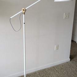 IKEA 'Ranarp' Floor Reading Work Lamp, Off -White