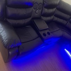 New Couch Section Sofa /w Bluetooth Speaker