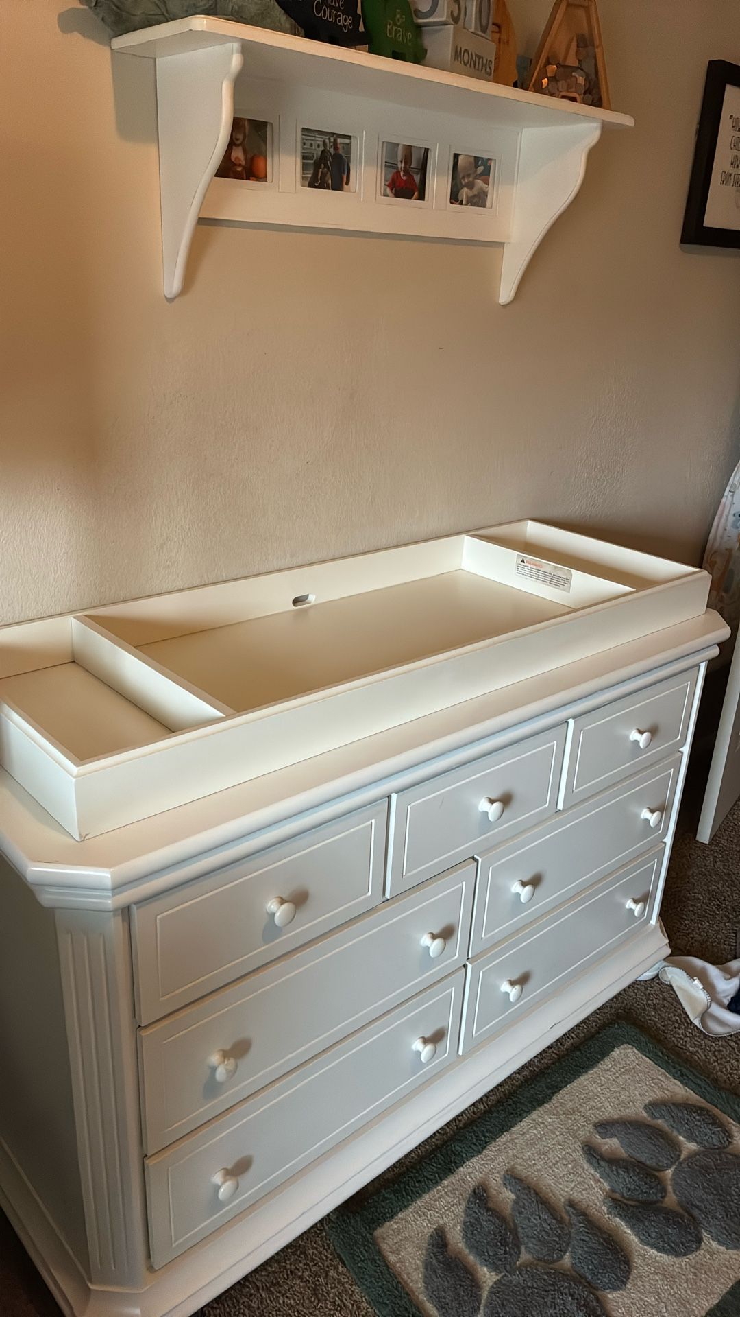 Changing Table Top