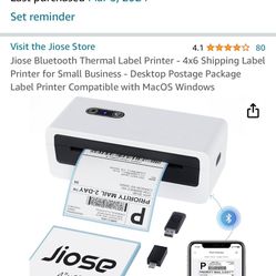 Jiose Bluetooth Thermal Label Printer