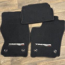 Genuine Toyota 2024 + Tacoma "D" Crew Cab TRD Sport Manual Trans Carpet Floor Mats - Toyota 
