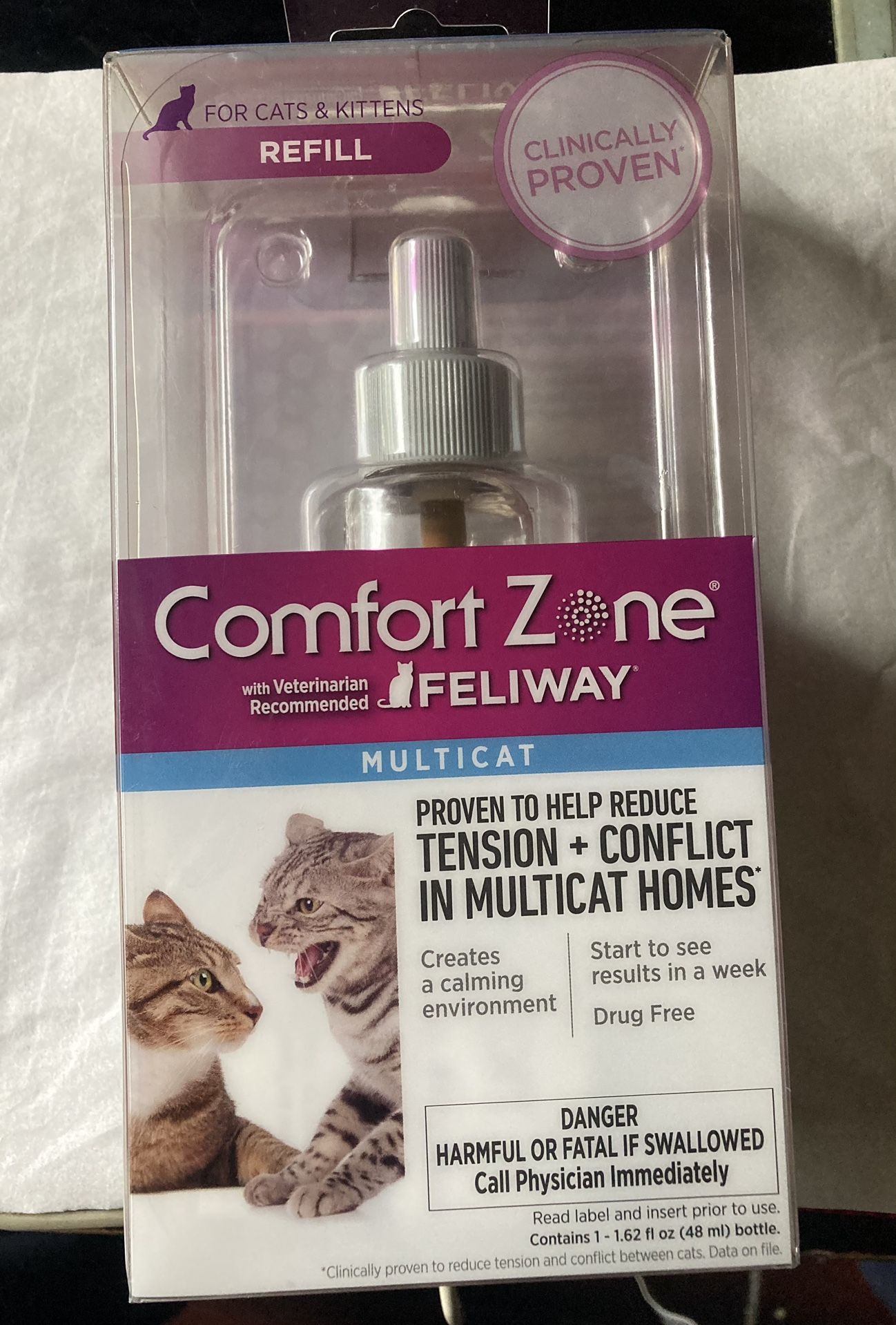 COMFORT ZONE BY FELIWAY REFILLS PLUS DIFFUSER BUNDLE