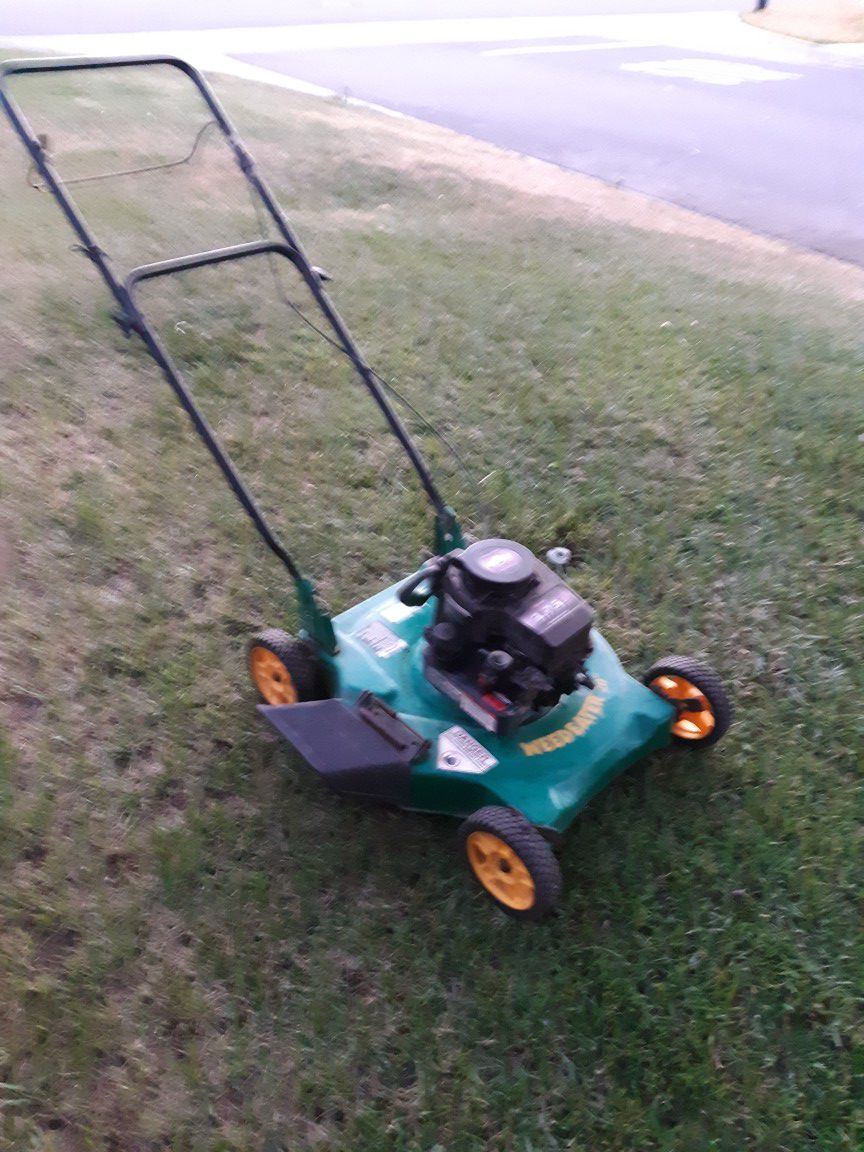 Lawn mower runs good