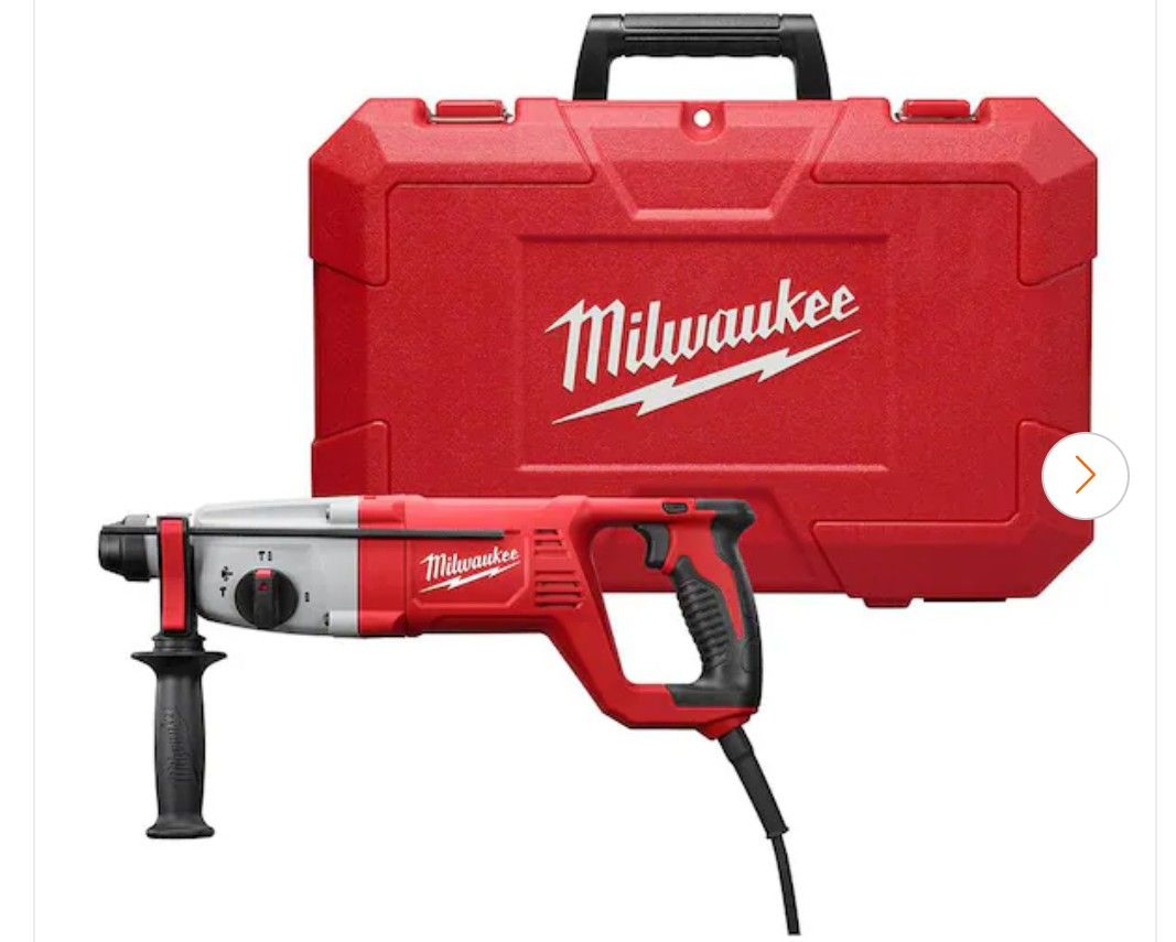 Milwaukee
8 Amp Corded 1 in. SDS D-Handle Rotary Hammer
