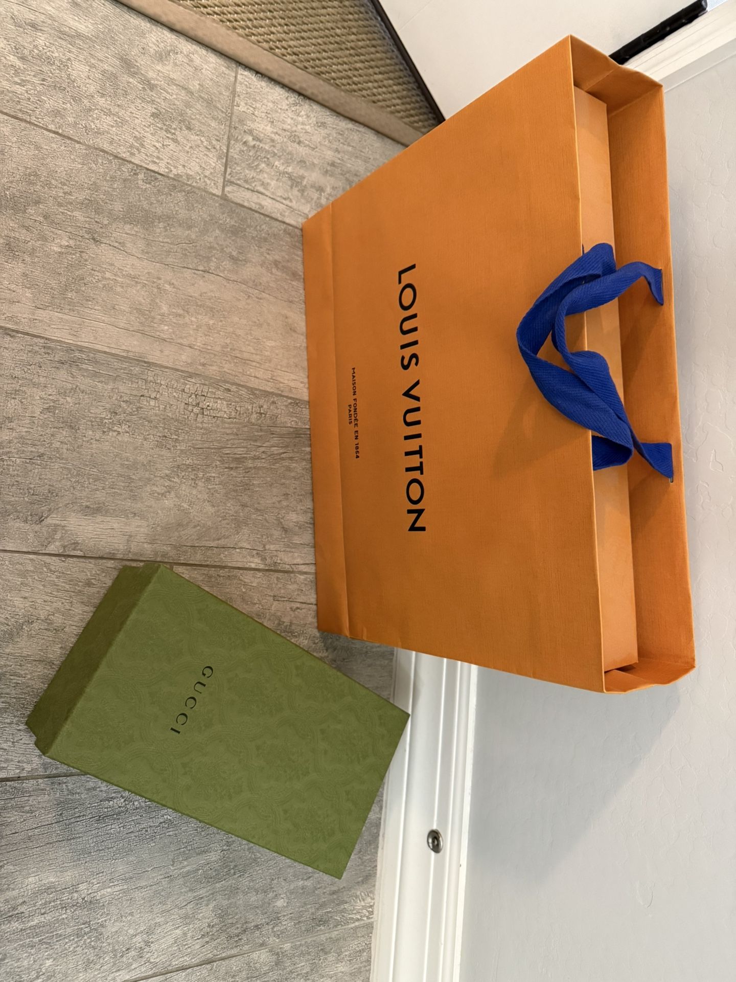 Authentic Louis Vuitton And Gucci Boxes